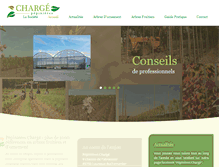 Tablet Screenshot of pepinieres-charge.com